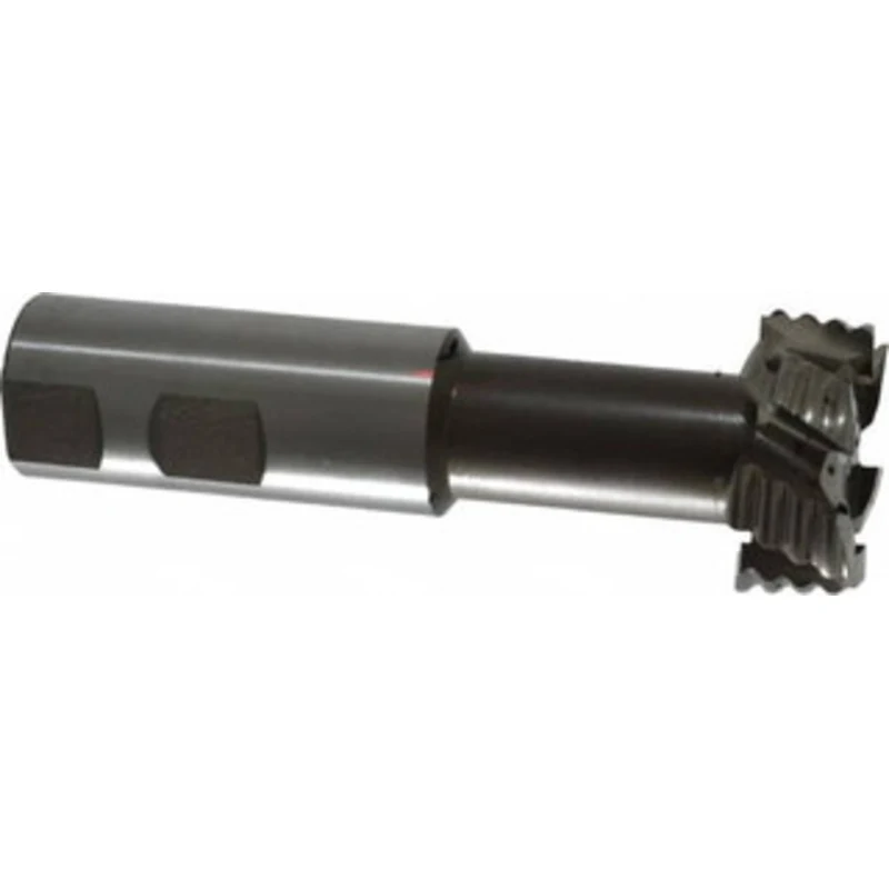 Value Collection 1-15/32 Diam, 5/8 Wide, Cobalt Roughing T-Slot Cutter 25/32 Neck Diam, 1 Shank Diam, 3-13/16 Shank L...